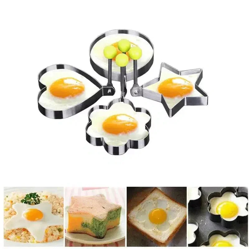 12 Pcs Stainless Steel Fried Egg Molds