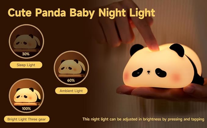 Cute Panda Night Light