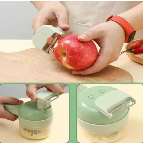 5 In 1 Handheld Hammer Electric Vegetable Cutter