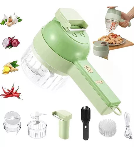 5 In 1 Handheld Hammer Electric Vegetable Cutter