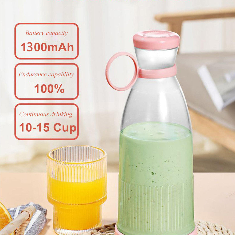 Make Milkshakes like a Boss with Portable Electric Juicer Blender.