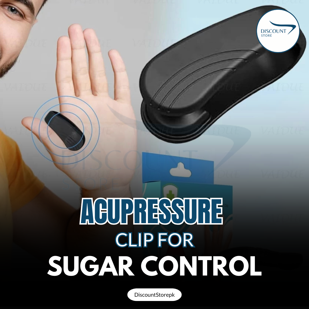 Acupressure Magnetic Sugar Control Clip - (IMPORTED)