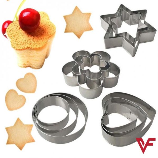 12 Pcs Stainless Steel Fried Egg Molds