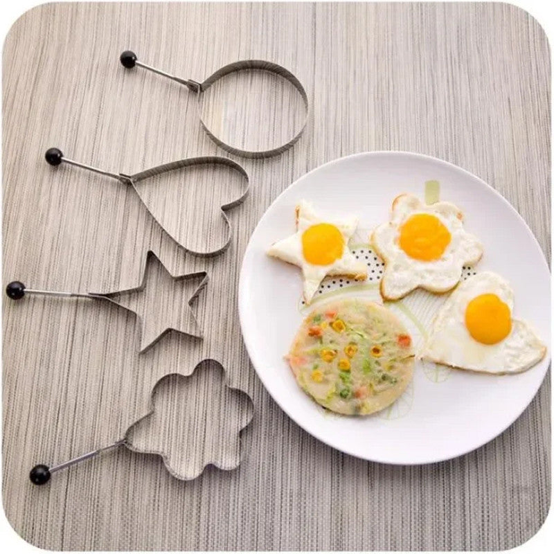 12 Pcs Stainless Steel Fried Egg Molds